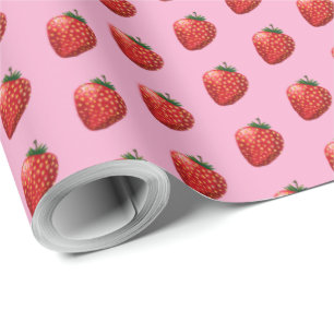 Strawberries Wrapping Paper