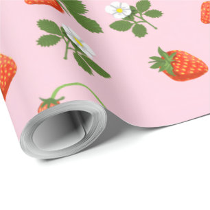 Strawberries Wrapping Paper