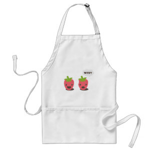 Strawberries (WTF?) Standard Apron