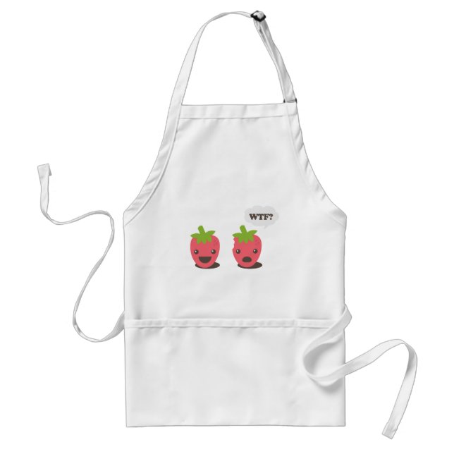 Strawberries (WTF?) Standard Apron (Front)