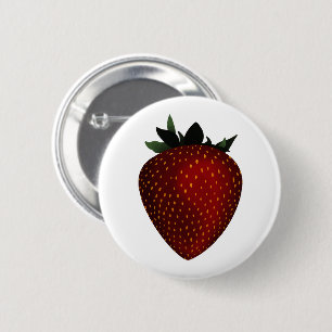 strawberry 2 inch round button