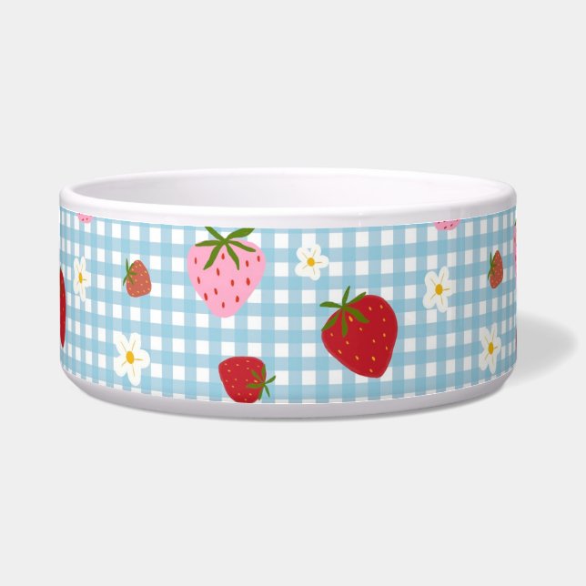 Strawberry and Flower Seamless Pattern  (Front)