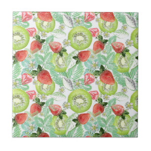 Strawberry and kiwi.  tile