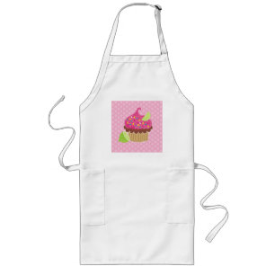 Strawberry and Lemon Cupcake Long Apron