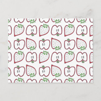 Strawberry Apple Postcard