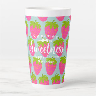 Strawberry Aqua Latte Mug