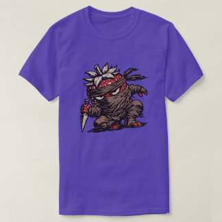 Strawberry Assassin — Funny Fruit Ninja Retro T-Shirt