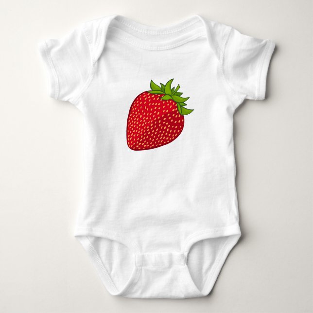 Strawberry Baby Bodysuit (Front)