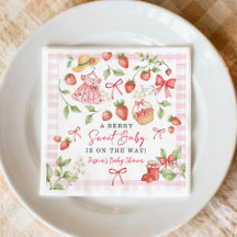 Strawberry Baby Shower Berry Sweet Farmers Market