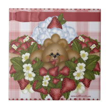 Strawberry Bear Tile