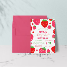 Strawberry Berry First Birthday