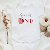 Strawberry berry first birthday one
