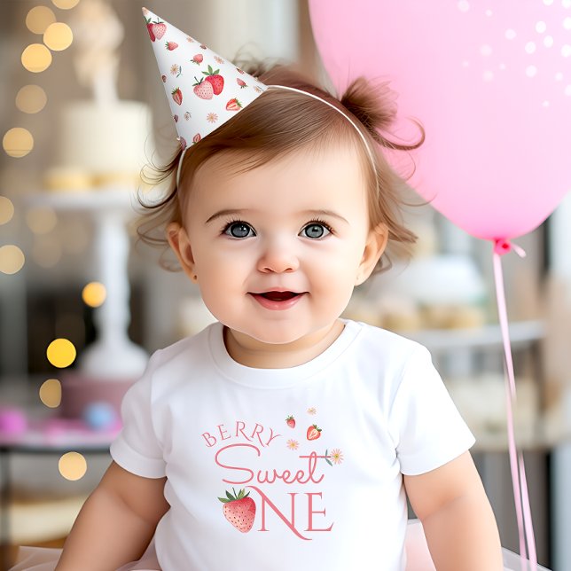 Strawberry Berry First Party Hat (Creator Uploaded)