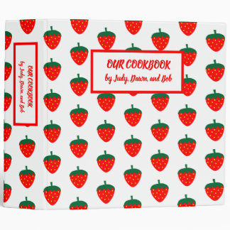 Strawberry Berry Fruit Red Farm Produce Summer Binder