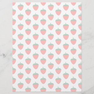 Strawberry Berry Fruit Red Farm Summer Produce Letterhead