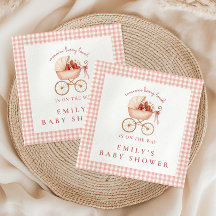 Strawberry Berry Loved Girls Baby Shower