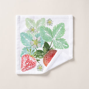 Strawberry, berry, red, fresh, ripe, sweet, food, wash cloth