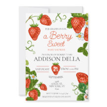 Strawberry Berry Sweet Baby Shower 