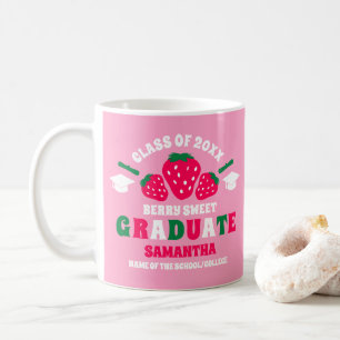 Strawberry Berry Sweet Graduation  Coffee Mug