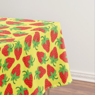 Strawberry Birthday Party Tablecloth