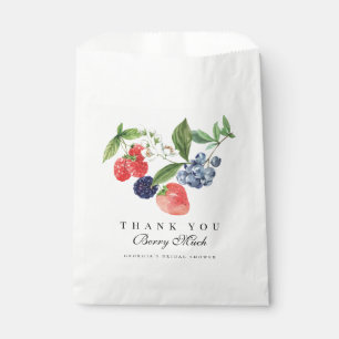 Strawberry Blueberry Personalized Favour Bag