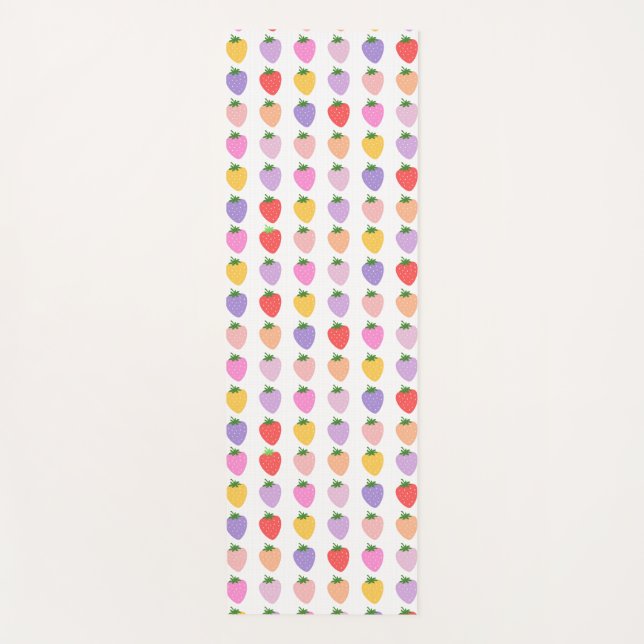 STRAWBERRY BLUSH YOGA MAT (Front)