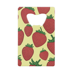 Strawberry Bottle Opener Credit Card Bottle Opener