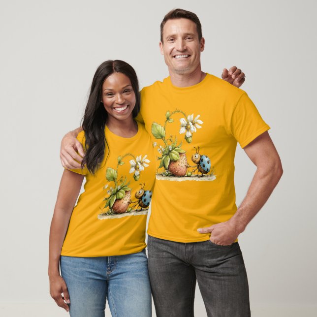Strawberry Bugs T-Shirt (Unisex)