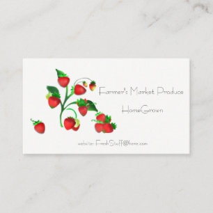 Strawberry Business Card