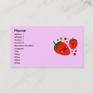 Strawberry Business Cards