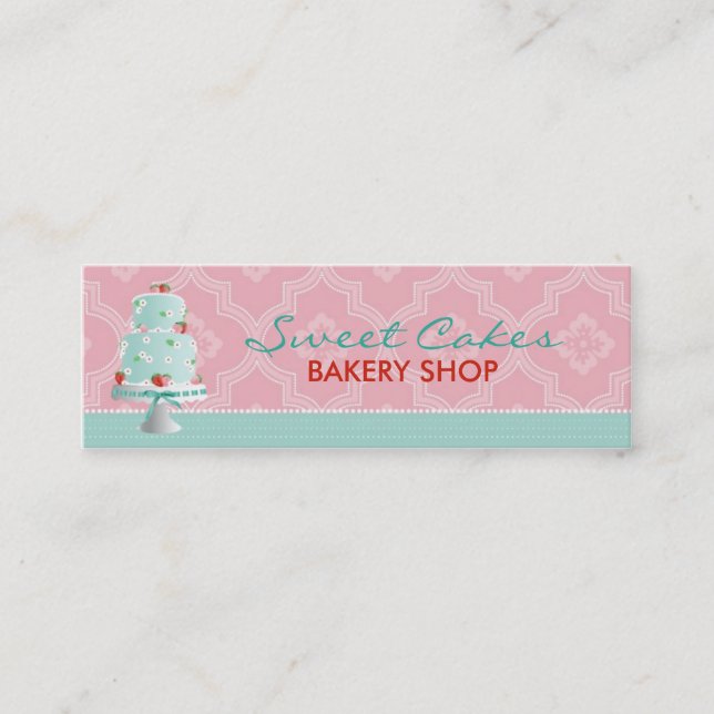 Strawberry Cake Business Card (Front)