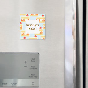 Strawberry Cake Magnet