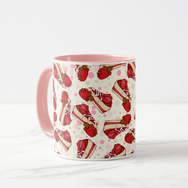 Strawberry Cake Mug (Front Left)