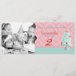 Strawberry Cake Photo Template Birthday