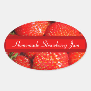 Strawberry Canning Label