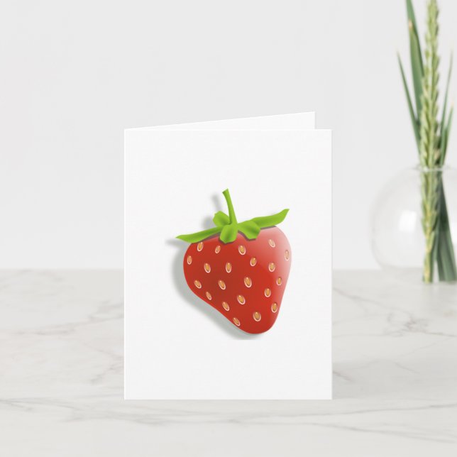 Strawberry Card (Front)