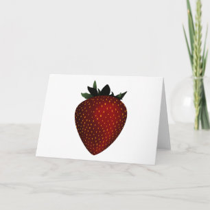 strawberry card