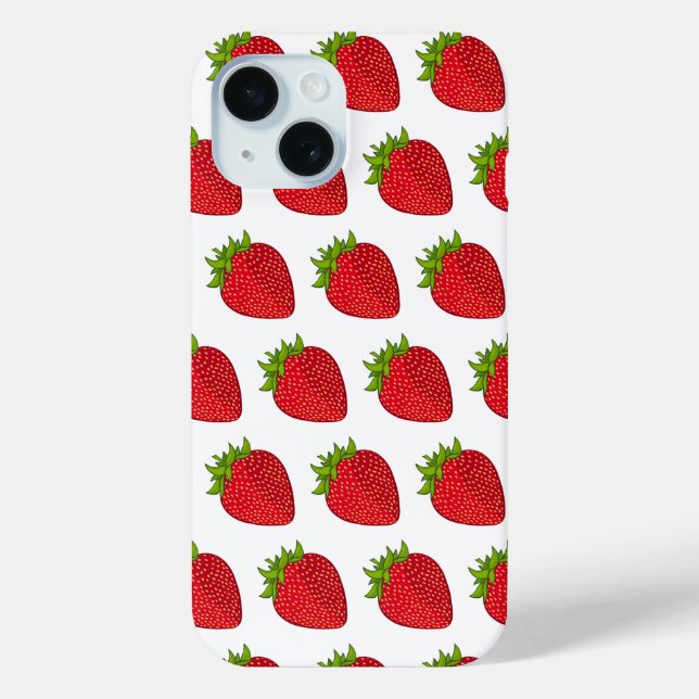 Strawberry Case-Mate iPhone Case (Back)