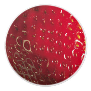 Strawberry Ceramic Knob