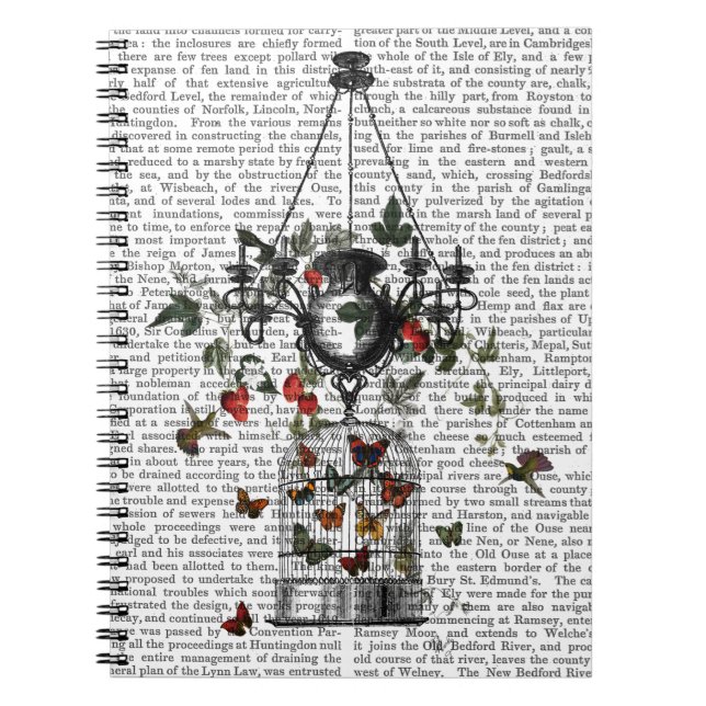 Strawberry Chandelier Notebook (Front)