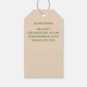 strawberry cheese cake  gift tags