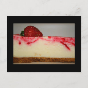 Strawberry Cheesecake Postcard