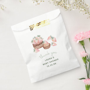 Strawberry Chocolate Cake Berry Sweet Baby Shower Favour Bag
