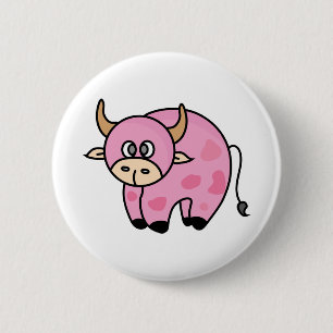 Strawberry Cow Costume Cute Design Ideas Cartoon 2 Inch Round Button