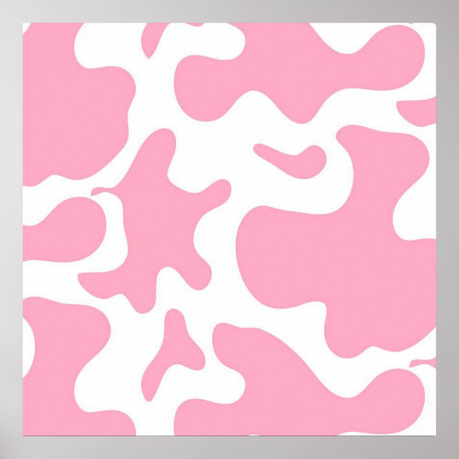 Strawberry Cow | funny cow canvas Poster (Front)