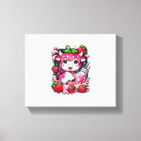 Strawberry Cow Kawaii Anime Strawberry Milk