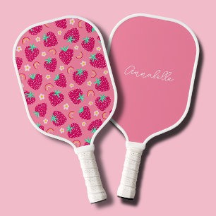 Strawberry cute pickleball paddle