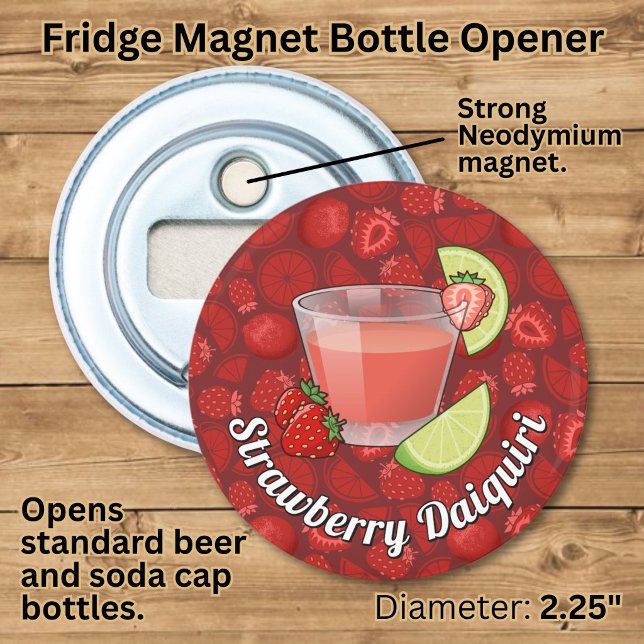Strawberry Daiquiri Bottle Opener (Creator Uploaded)