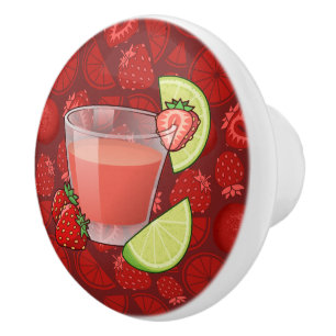 Strawberry Daiquiri Ceramic Knob