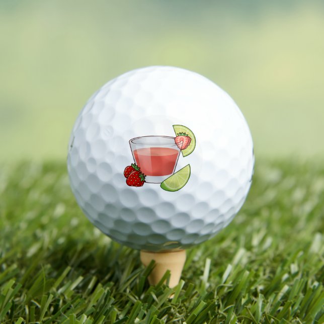 Strawberry Daiquiri Golf Balls (Insitu Tee)